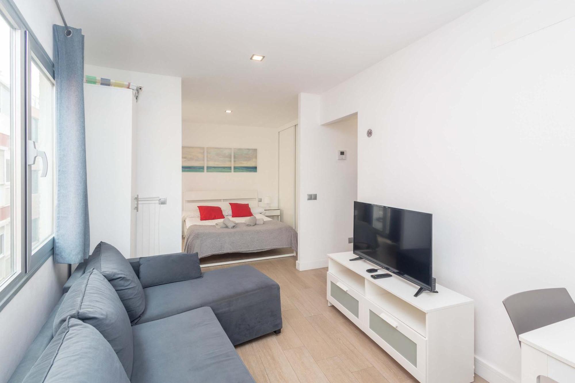 Estudio Con Balcon Playa Las Canteras Las Palmas de Gran Canaria Eksteriør bilde