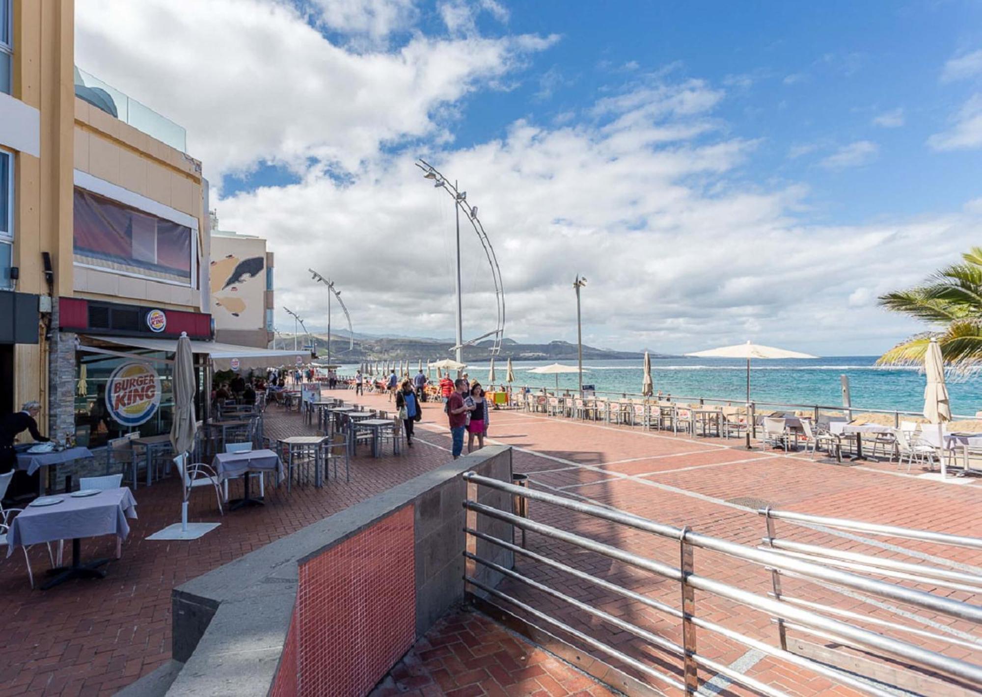 Estudio Con Balcon Playa Las Canteras Las Palmas de Gran Canaria Eksteriør bilde